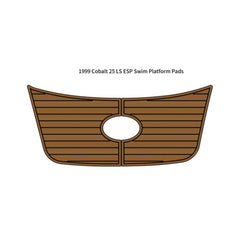1999 Cobalt 25 LS ESP Swim Platform Step Pad Traction Mats Eva Foam Boat Flooring Marine Decking Hzchione Light Brown Black