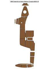 1999 Cobalt 25 Cockpit Pad Traction Mats Eva Foam Boat Flooring Marine Decking