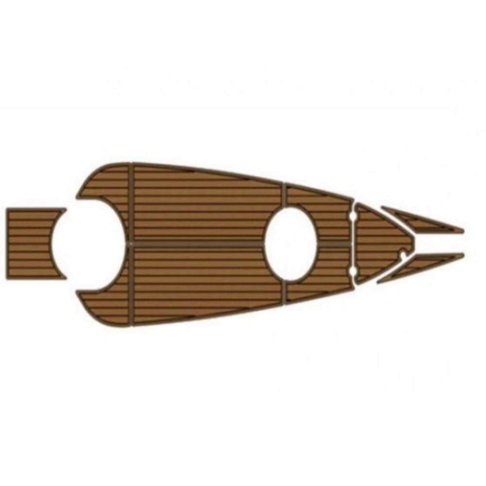 1999 Cruiser Yachts 3870 Foredeck Pad Traction Mats Eva Foam Boat Flooring Marine Decking Hzchione Light Brown Black