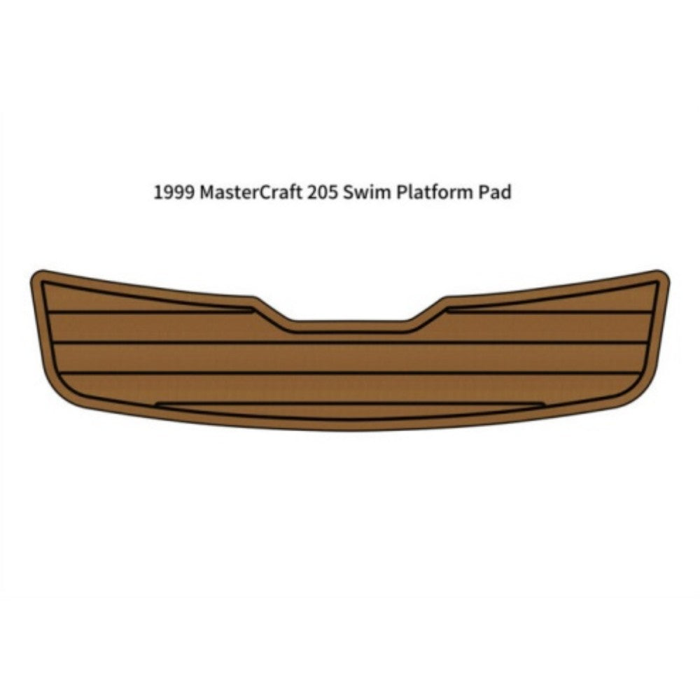 1999 MasterCraft 205 Swim Platform Traction Mats Eva Foam Boat Flooring Marine Decking Hzchione Light Brown Black