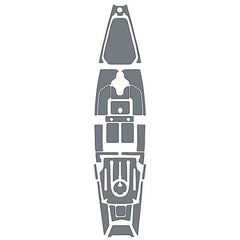 2013-2016 Hobie Pro Angler 14 Kayak Boat Deck Pad Kit Hzchione