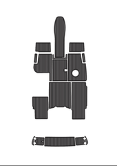 2003 Monterey 200LS Montura Traction Mats Eva Foam Boat Flooring Marine Decking Hzchione Dark Gray Black