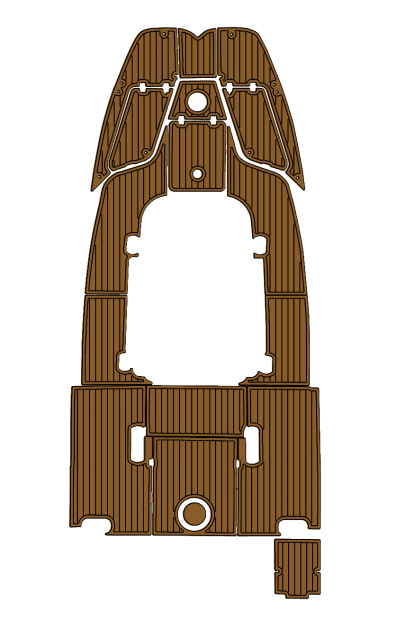 2022 Sea Fox 228 Commander Traction Mats Eva Foam Boat Flooring Marine Decking Hzchione Brown Black