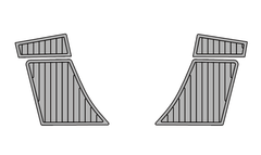 1977 Glastron Carlson Traction Mats Eva Foam Boat Flooring Marine Decking Hzchione Light Grey Black