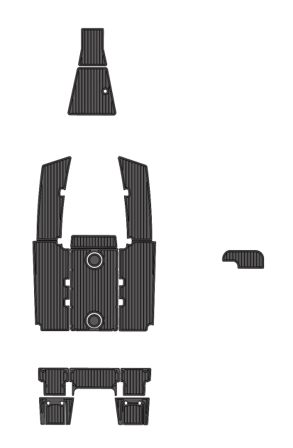2021 Release 21CC Traction Mats Eva Foam Boat Flooring Marine Decking Hzchione Dark Grey Black