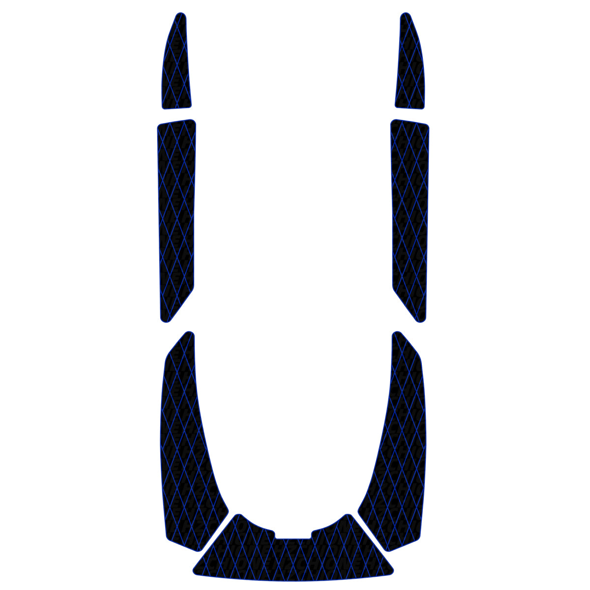 2000-2004 Polaris Freedom /Virage /Virage TX /Virage Txi /Virage I EVA Foam Boat Flooring Jet Ski Traction Mats Hzchione Black Navy Blue