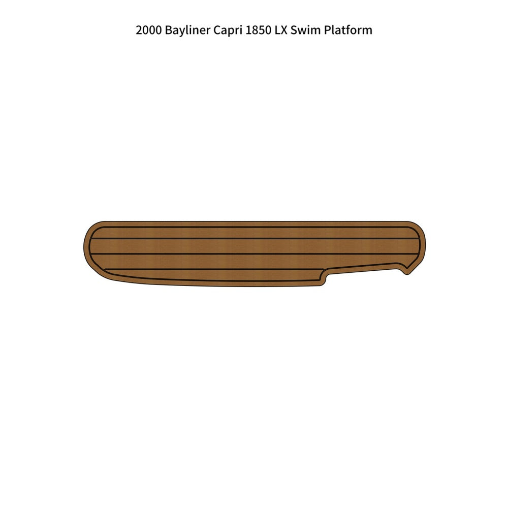 2000 Bayliner Capri 1850 LX Swim Platform Traction Mats Eva Foam Boat Flooring Marine Decking Hzchione Light Brown Black