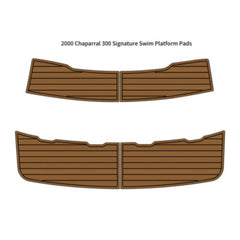 2000 Chaparral 300 Signature Swim Platform Traction Mats Eva Foam Boat Flooring Marine Decking Hzchione Light Brown Black