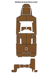 2000 Mako 252 Swim Platform Cockpit Traction Mats Eva Foam Boat Flooring Marine Decking