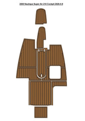 2000 Nautique Super Air 210 Cockpit Pad Traction Mats Eva Foam Boat Flooring Marine Decking