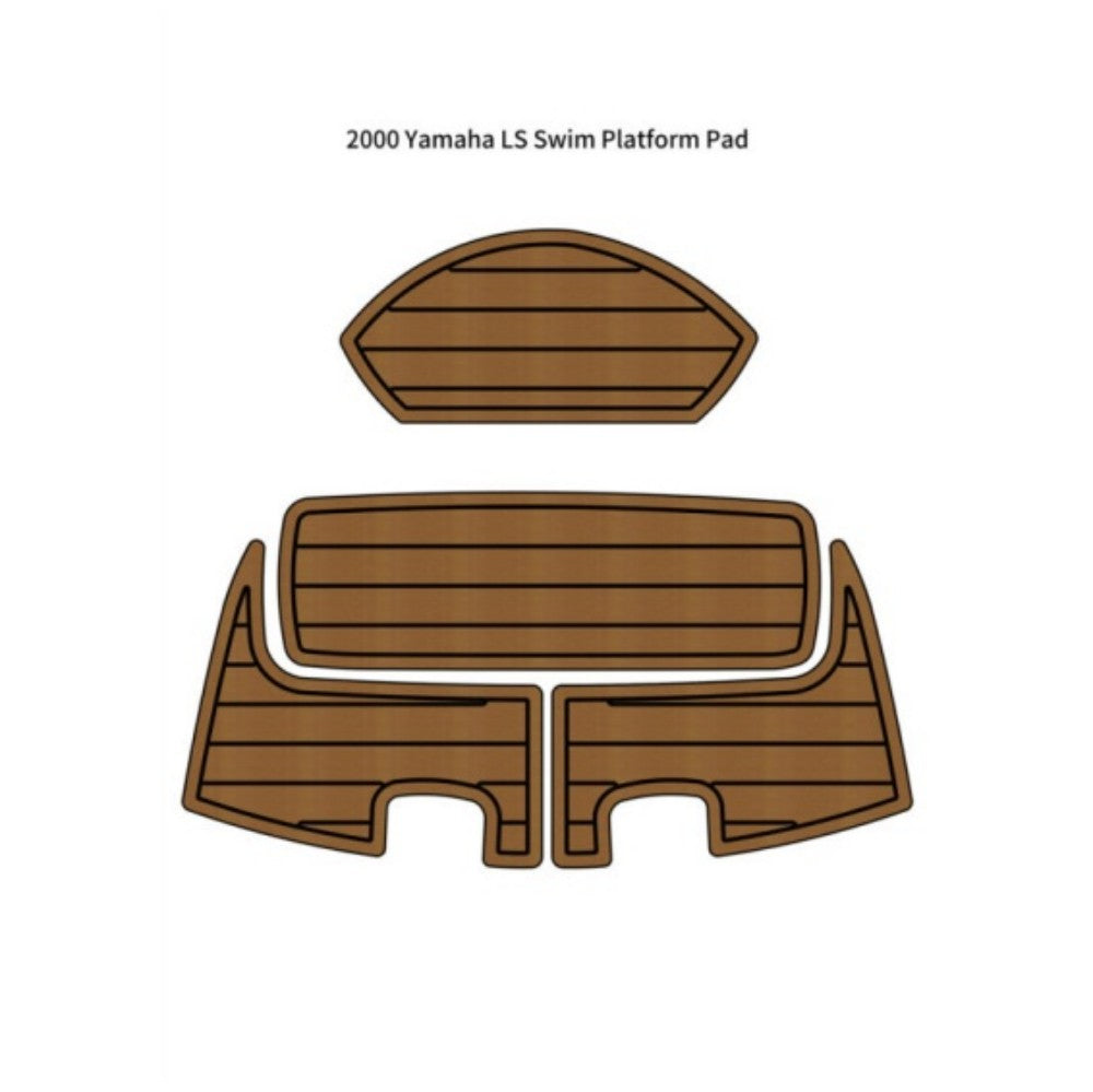 2000 Yamaha LS Swim Platform Pad Traction Mats Eva Foam Boat Flooring Marine Decking Hzchione Light Brown Black