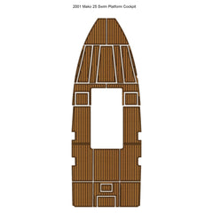 2001 Mako 25 Swim Platform Cockpit Traction Mats Eva Foam Boat Flooring Marine Decking Hzchione Default Title