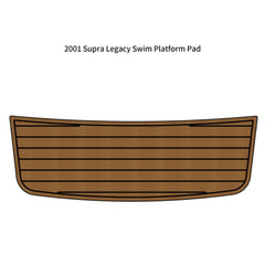 2001 Supra Legacy Swim Platform Step Pad Traction Mats Eva Foam Boat Flooring Marine Decking Hzchione Light Brown Black
