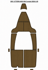 2001 Uttern 6402-S64 Cockpit Traction Mats Eva Foam Boat Flooring Marine Decking Hzchione