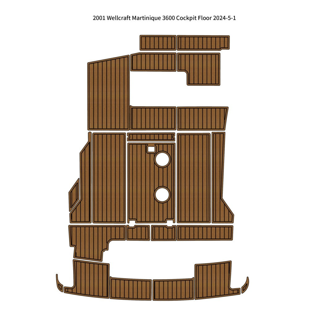 2001 Wellcraft Martinique 3600 Cockpit Pad Traction Mats Eva Foam Boat Flooring Marine Decking Hzchione Default Title
