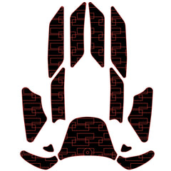 Yamaha SV1200 WaveRunner SUV EVA Foam Boat Flooring Jet Ski Traction Mats Hzchione Black Red