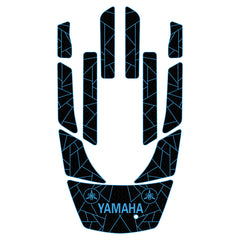 2002-2009 Yamaha FX /FX HO EVA Foam Boat Flooring Jet Ski Traction Mats Hzchione Black Blue-Yamaha
