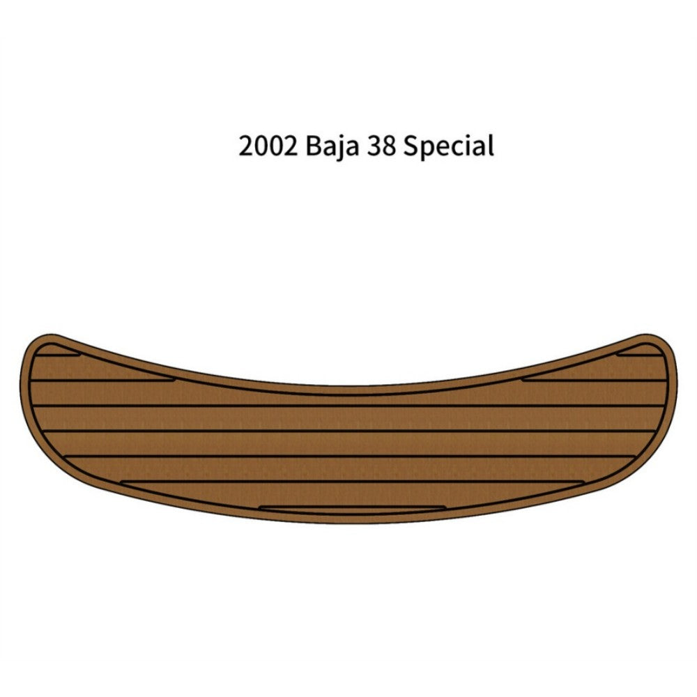 2002 Baja 38 Special Swim Platform Traction Mats Eva Foam Boat Flooring Marine Decking Hzchione Light Brown Black