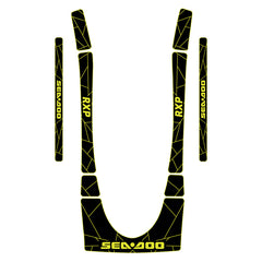 2004-2006 Sea Doo RXP Customize Jet Ski Mats Non-Slip Motorboat Traction Mat Hzchione Black Neon Yellow Set