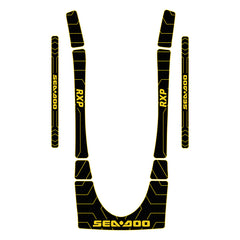 2004-2006 Sea Doo RXP Customize Jet Ski Mats Non-Slip Motorboat Traction Mat Hzchione Black Yellow