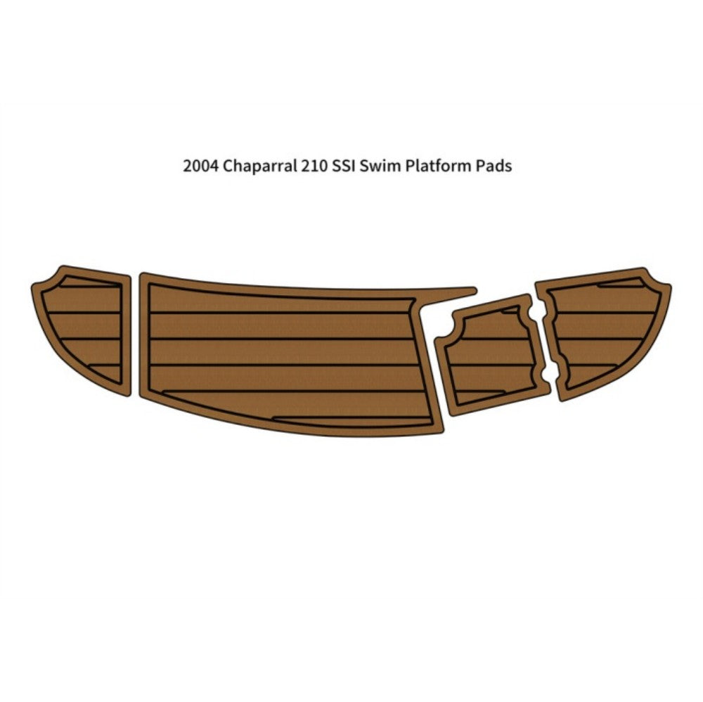 2004 Chaparral 210 SSI Swim Platform Step Traction Mats Eva Foam Boat Flooring Marine Decking Hzchione Light Brown Black
