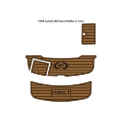 2004 Cobalt 240 Swim Platform Step Pad Traction Mats Eva Foam Boat Flooring Marine Decking Hzchione Light Brown Black