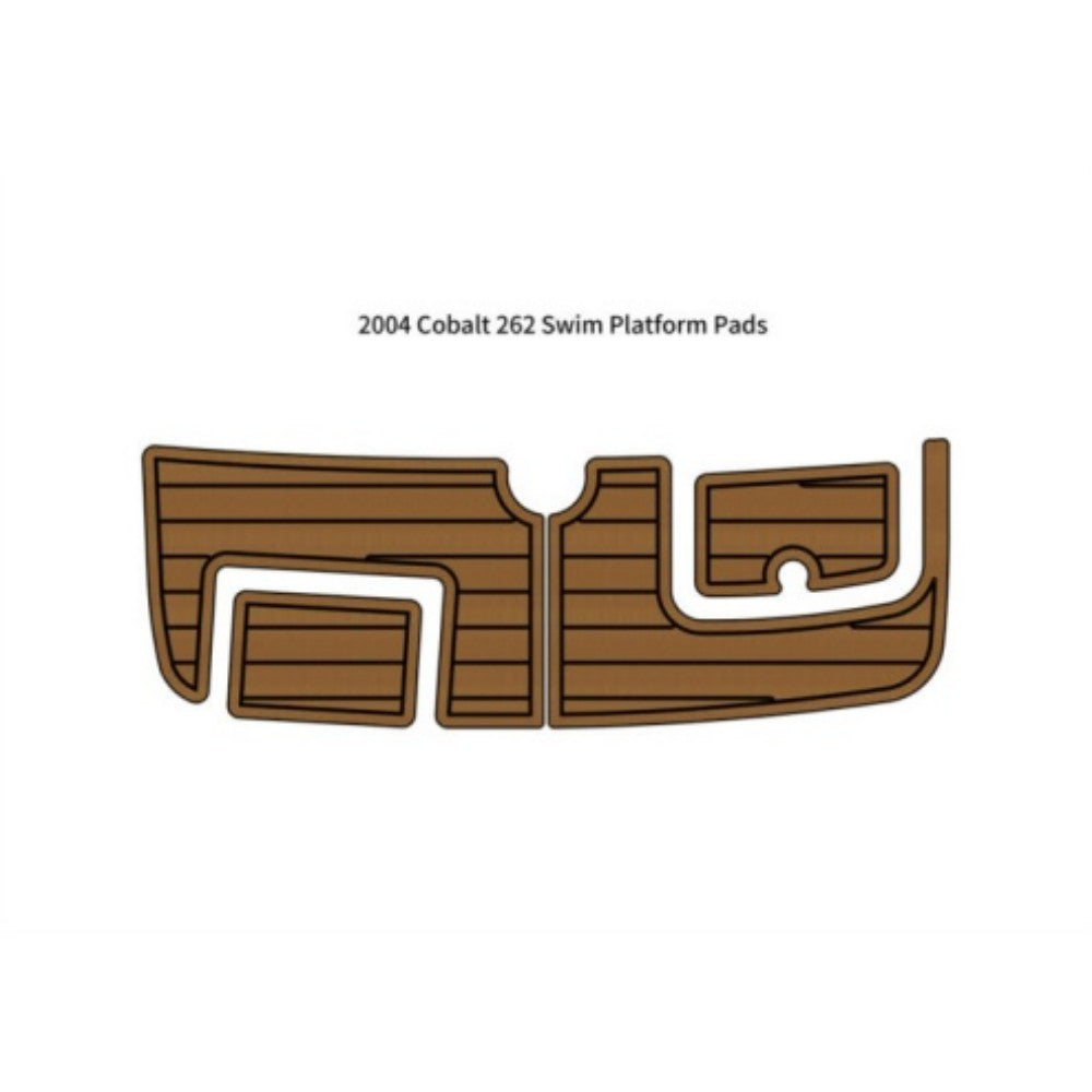 2004 Cobalt 262 Swim Platform Step Pad Traction Mats Eva Foam Boat Flooring Marine Decking Hzchione Light Brown Black