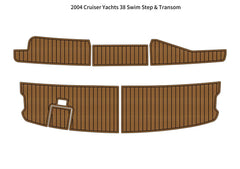 2004 Cruiser Yachts 38 Swim Platform Transom Pad Traction Mats Eva Foam Boat Flooring Marine Decking