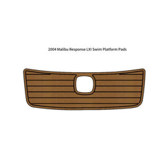 2004 Malibu Response LXI Swim Platform Traction Mats Eva Foam Boat Flooring Marine Decking Hzchione Light Brown Black