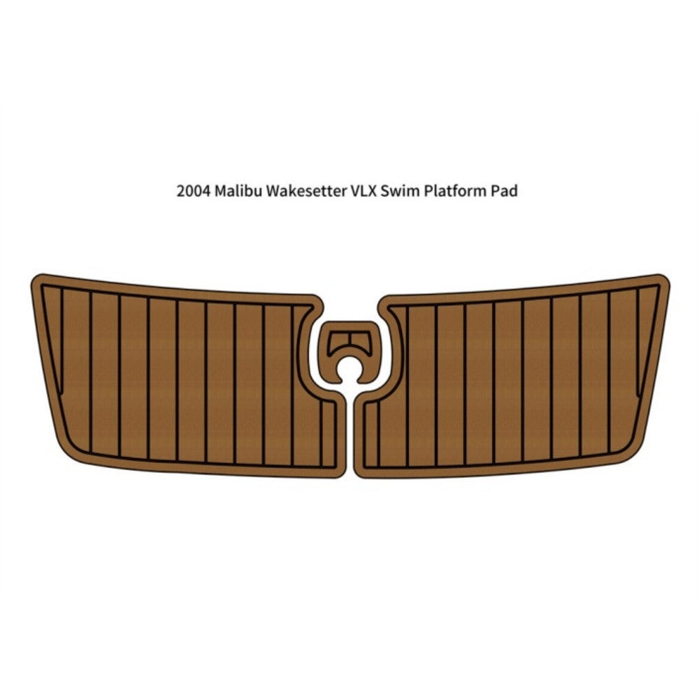 2004 Malibu Wakesetter VLX Swim Platform Pad Traction Mats Eva Foam Boat Flooring Marine Decking Hzchione Light Brown Black