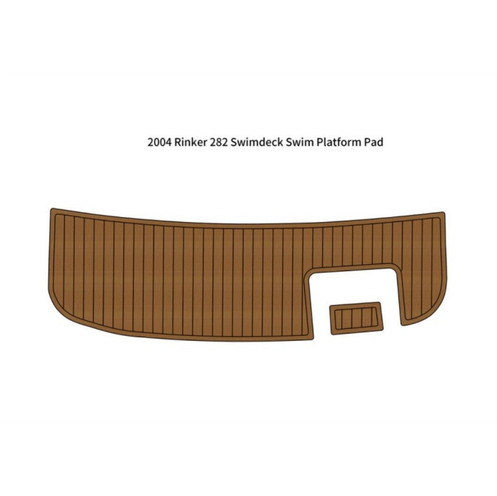 2004 Rinker 282 Swimdeck Swim Platform Traction Mats Eva Foam Boat Flooring Marine Decking Hzchione Light Brown Black