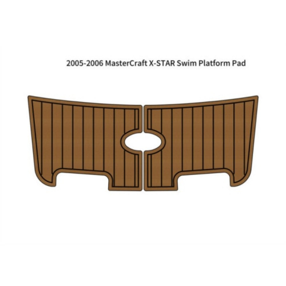 2005-2006 MasterCraft X-STAR Swim Platform Pad Traction Mats Eva Foam Boat Flooring Marine Decking Hzchione Default Title