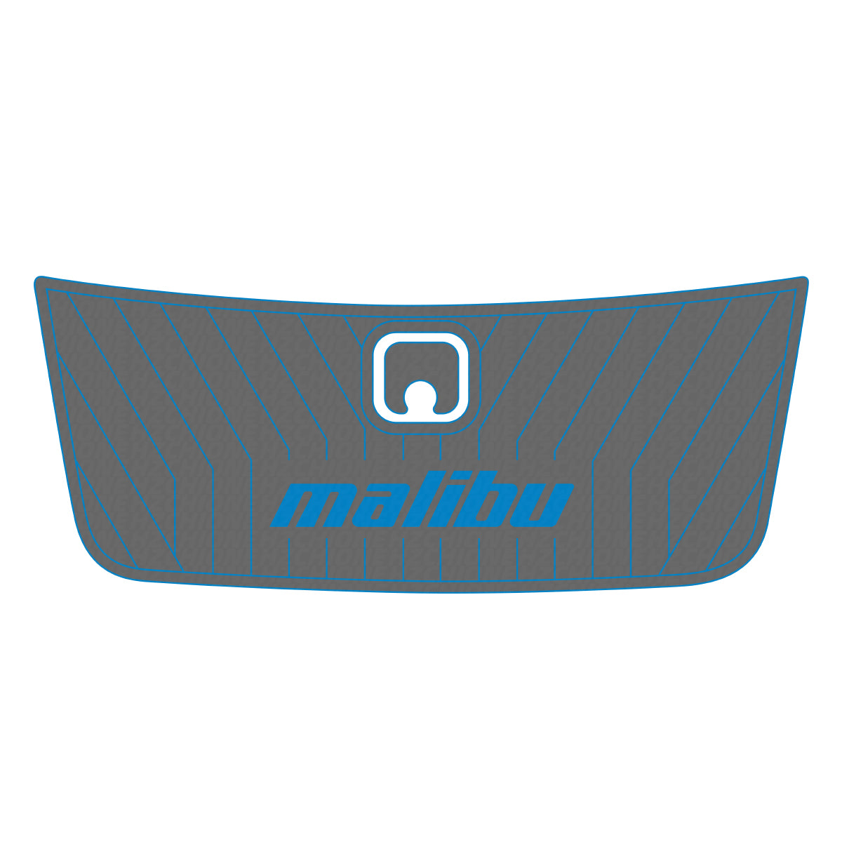 2005-2009 Malibu 21 VLX Swim Platform Cockpit Pad EVA Teak Decking Mat Hzchione Dark Gray Blue