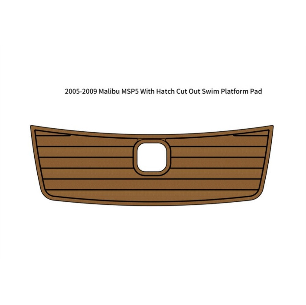 2005-2009 Malibu MSP5 Swim Platform With Traction Mats Eva Foam Boat Flooring Marine Decking Hzchione Default Title