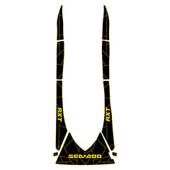 2005-2009 Sea Doo RXT Customize Jet Ski Mats Non-Slip Motorboat Traction Mat Hzchione Black Yellow