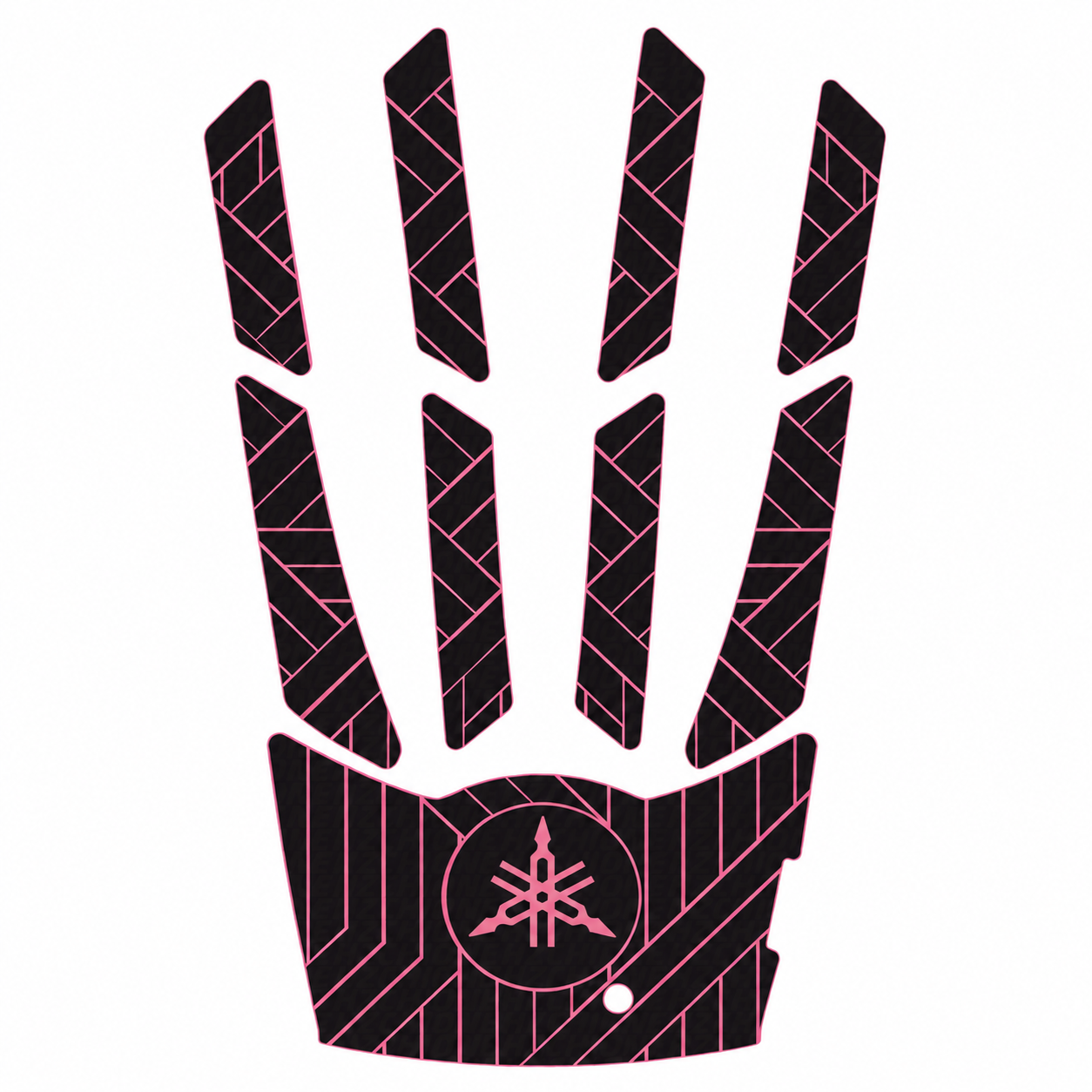 2005-2009 Yamaha VX EVA Foam Boat Flooring Jet Ski Traction Mats Hzchione Black Pink-Logo