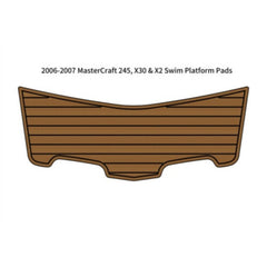 2006-2007 MasterCraft 245 X30 X2 Swim Platform Traction Mats Eva Foam Boat Flooring Marine Decking Hzchione