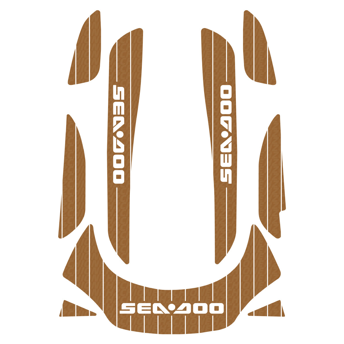 2006 -2010 Sea-Doo GTI SE Eva Foam Boat Flooring Jet Ski Traction Mats Hzchione Brown White
