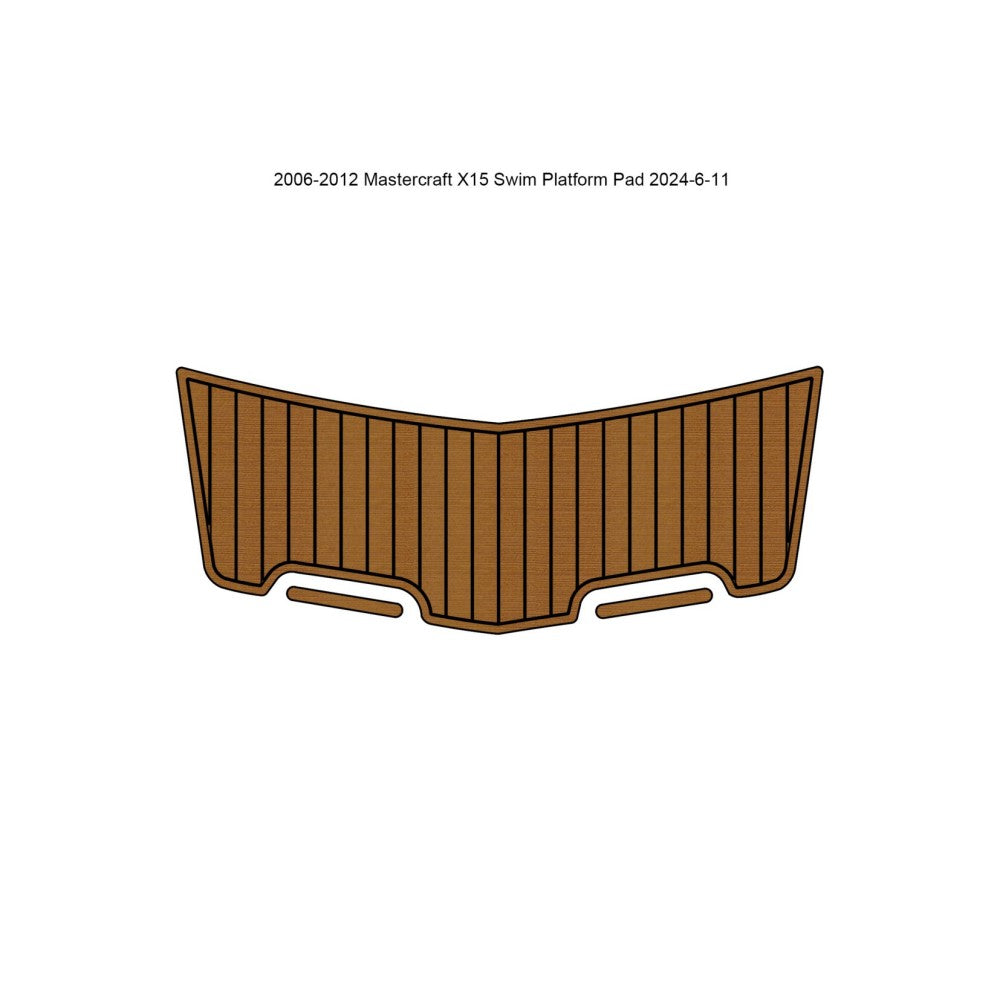 2006-2012 Mastercraft X15 Swim Platform Pad Traction Mats Eva Foam Boat Flooring Marine Decking Hzchione
