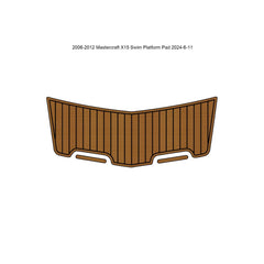 2006-2012 Mastercraft X15 Swim Platform Pad Traction Mats Eva Foam Boat Flooring Marine Decking Hzchione