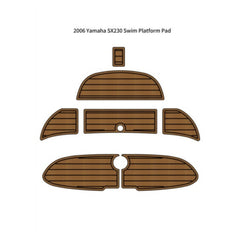 2006 & Earlier Yamaha SX230 Swim Platform Pad Traction Mats Eva Foam Boat Flooring Marine Decking Hzchione Default Title