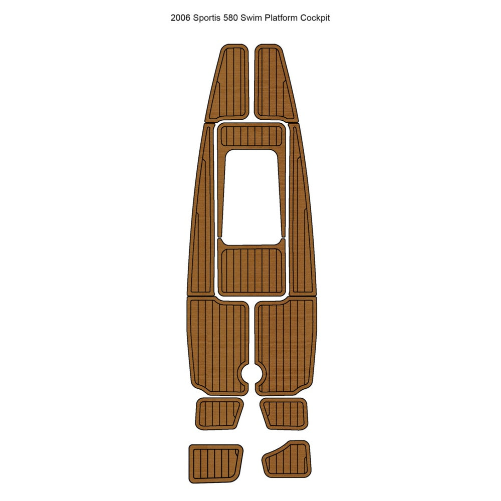 2006 Sportis 580 Swim Platform Cockpit Pad Traction Mats Eva Foam Boat Flooring Marine Decking Hzchione Default Title