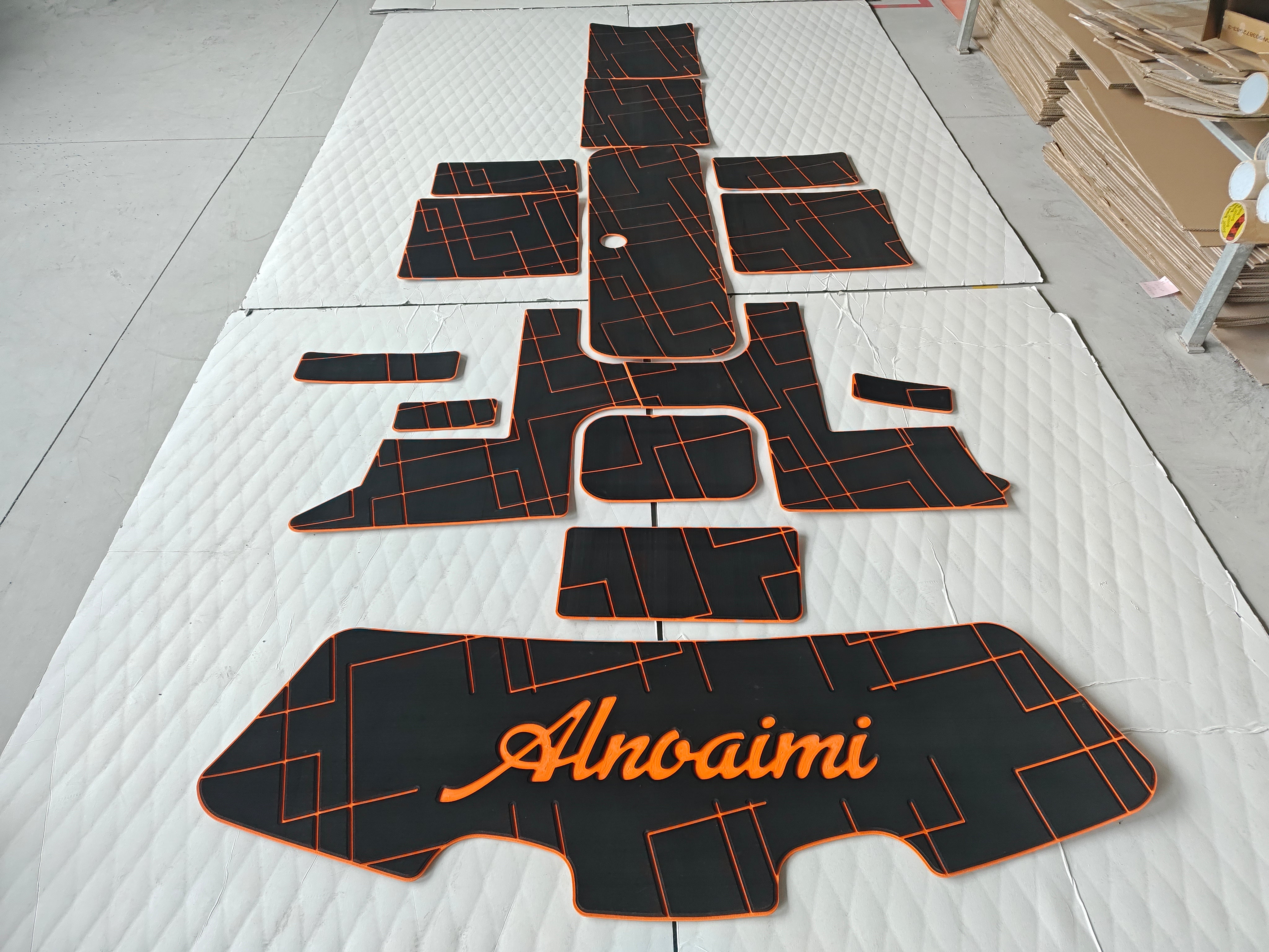 2005-2012 Sea Doo Challenger 180 Eva Foam Boat Flooring Boat Decking Hzchione