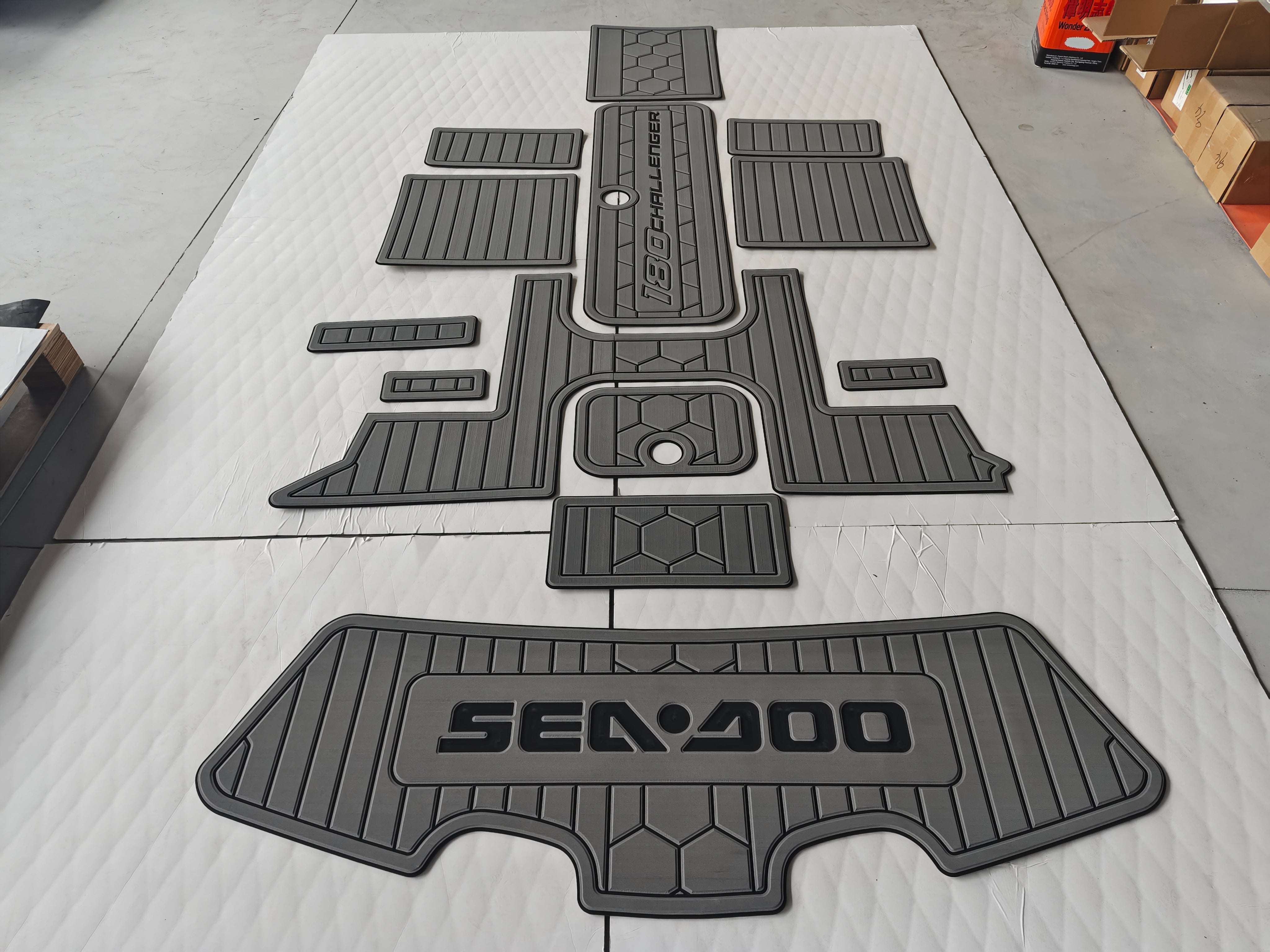 2005-2012 Sea Doo Challenger 180 Eva Foam Boat Flooring Boat Decking Hzchione