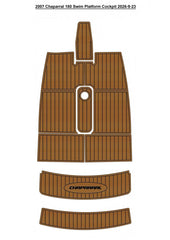 2007 Chaparral 180 Cockpit Pad Traction Mats Eva Foam Boat Flooring Marine Decking