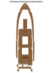 2007 Contender 33T Cockpit Pad Traction Mats Eva Foam Boat Flooring Marine Decking Hzchione
