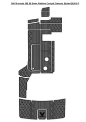 2007 Formula 280 SS Extended Cockpit Pad Traction Mats Eva Foam Boat Flooring Marine Decking Hzchione
