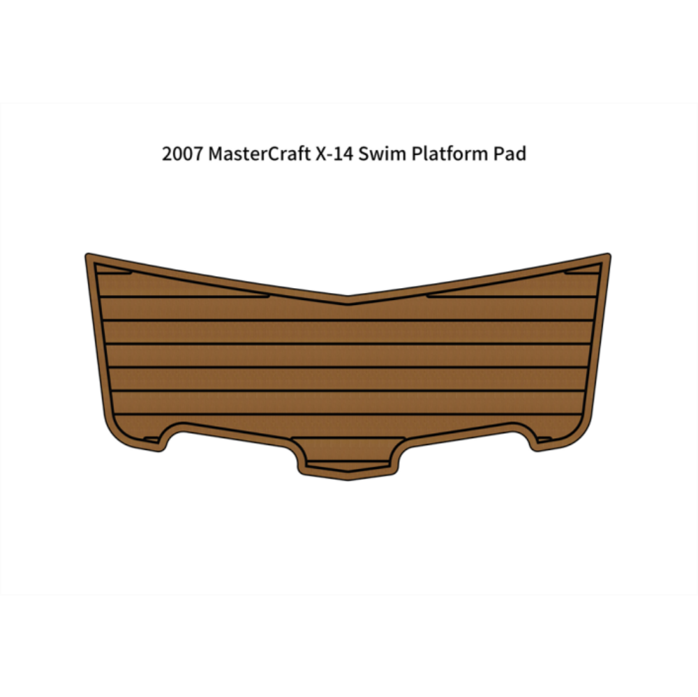 2007 MasterCraft X-14 Swim Platform Pad Traction Mats Eva Foam Boat Flooring Marine Decking Hzchione
