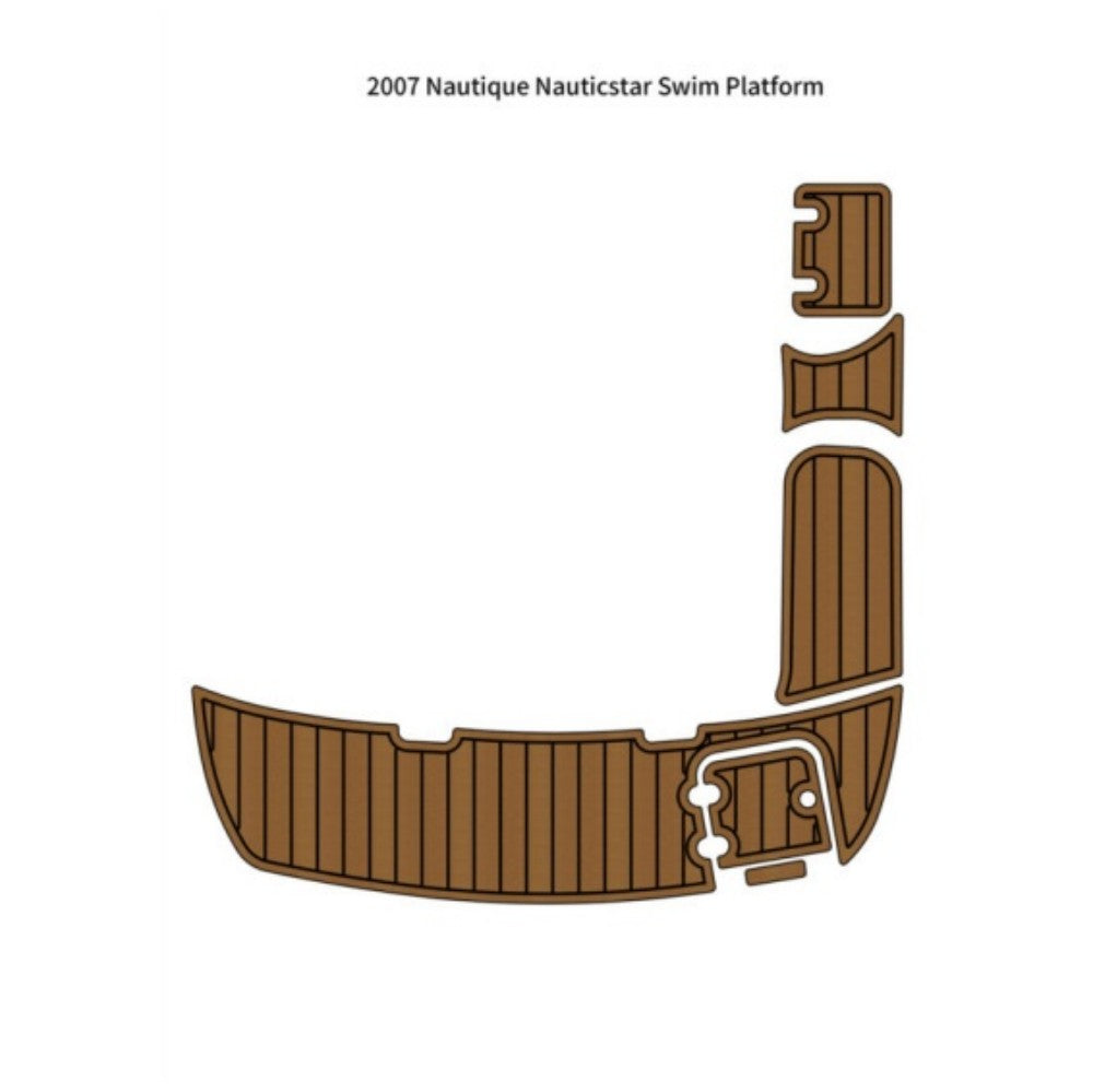 2007 Nautique Nauticstar Swim Platform Step Pad Traction Mats Eva Foam Boat Flooring Marine Decking Hzchione