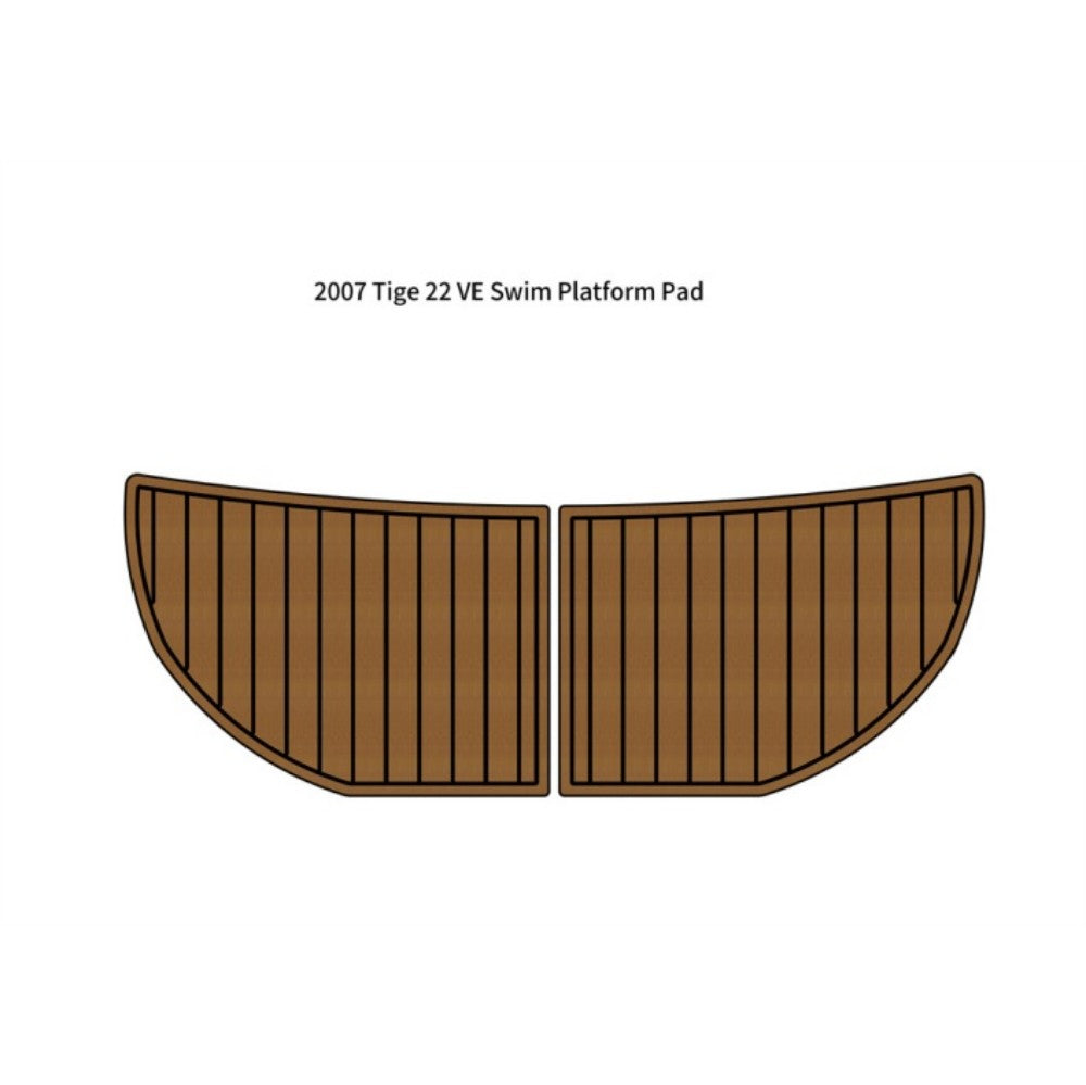 2007 Tige 22 VE Swim Platform Step Pad Traction Mats Eva Foam Boat Flooring Marine Decking Hzchione